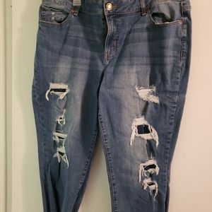 Maurices Denim Capris 20W Like New